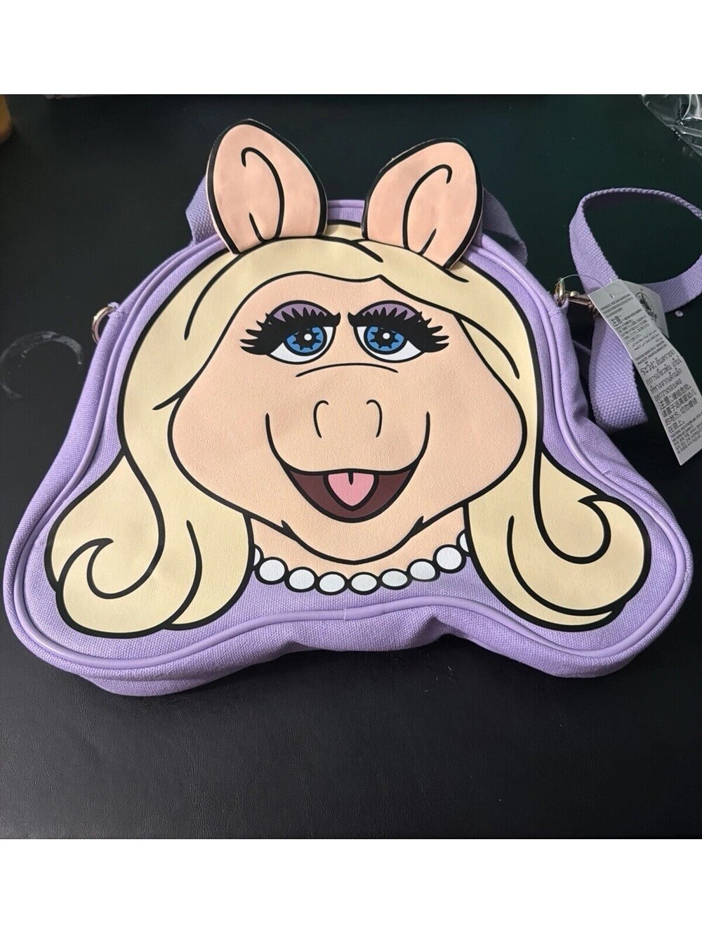 WDI MOG exclusive Miss Piggy Mini Big FACE Tote Bag (IN HAND)